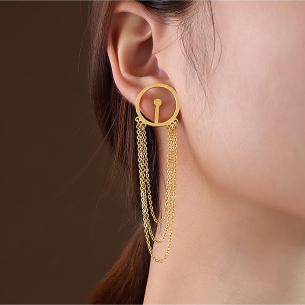 Gold Chain Earrings